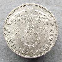 Germany 2 RM 1939 D