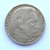 Germany 5 RM 1936 A