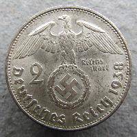 Německo 2 RM 1938 B