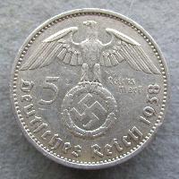 Deutschland 5 RM 1938 A
