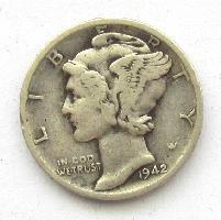 Spojené státy 10 cent 1942 S