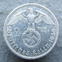 Germany 2 RM 1939 A