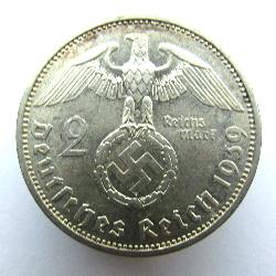 Germany 2 RM 1939 A