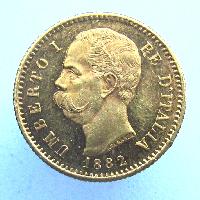 Italien 20 Lire 1882