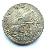 Španělsko 25 centimů 1925