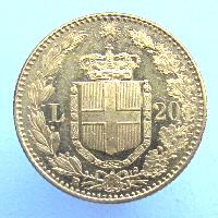 Italien 20 Lire 1882