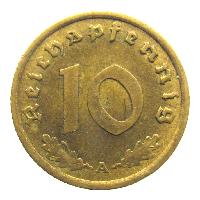 Deutschland 10 Rpf 1939 A