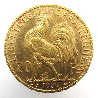 Frankreich 20 Franken 1909