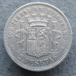 Spanien 2 pts 1870