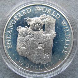 Cookinseln 50 Dollar 1990