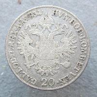 Rakousko-Uhersko 20 Krejcar 1831 A