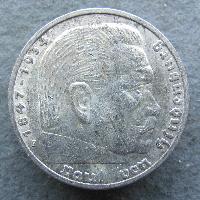 Германия 5 RM 1938 E