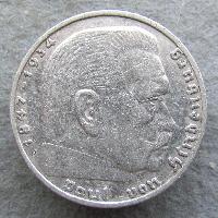 Germany 2 RM 1937 E