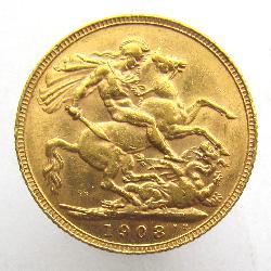 Great Britain Sovereign 1908
