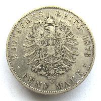 Bayern 5 Мark 1876 D