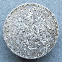 Bavaria 5 Мark 1907 D