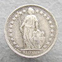 Schweiz 1/2 Franken 1946 B