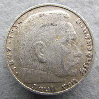 Německo 5 RM 1936 D