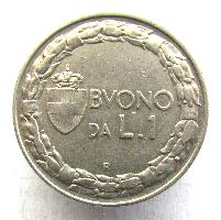 Italien 1 Lira 1924