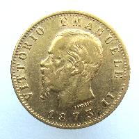 Italien 20 Lire 1873