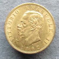 Italien 20 Lire 1862