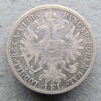 Österreich-Ungarn 1 FL 1886