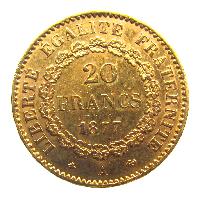 Frankreich 20 Franken 1877 A