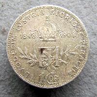Австро-Венгрия 1 кронa 1908