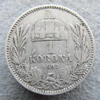 Rakousko-Uhersko 1 korona 1895 KB