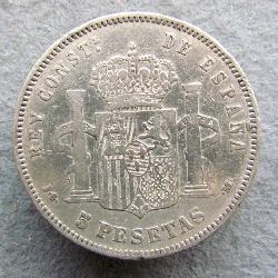 Spanien 5 pts 1892