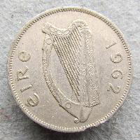 Irland halbe Krone 1962