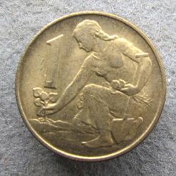 Tschechoslowakei 1 CZK 1989