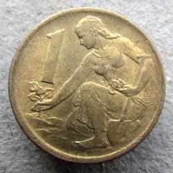 Tschechoslowakei 1 CZK 1977