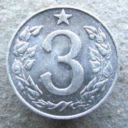 Tschechoslowakei 3 Heller 1963