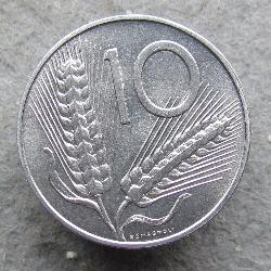 Itálie 10 lir 1996