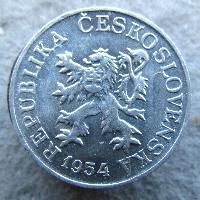 Tschechoslowakei 3 Heller 1954