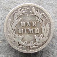 Spojené státy 10 cent 1901 O