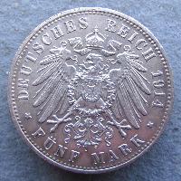 Preußen 5 M 1914 A
