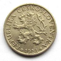 Tschechoslowakei 1 CZK 1923