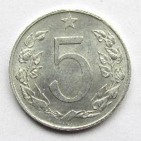Československo 5 haléřů 1954