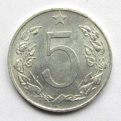 Tschechoslowakei 5 Heller 1954
