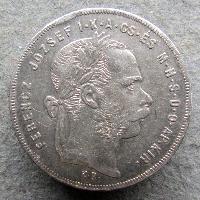 Austria Hungary 1 Forint 1879 KB