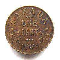 Kanada 1 cent 1934