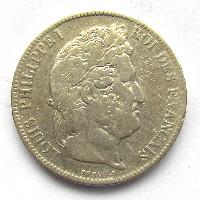 France 5 francs 1837 W