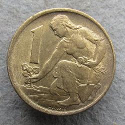 Tschechoslowakei 1 CZK 1976