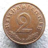 Deutschland 2 Rpf 1939 F