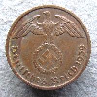Germany 2 Rpf 1939 F