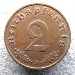 Deutschland 2 Rpf 1939 F