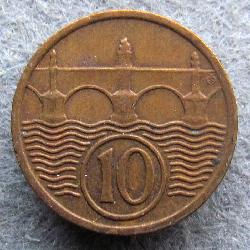 Tschechoslowakei 10 Heller 1933