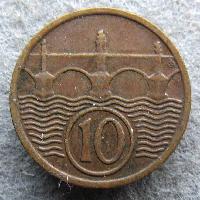 Tschechoslowakei 10 Heller 1935